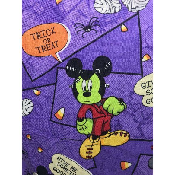 DISNEY Mickey Mouse Halloween Characters Mummy Frankenstein Mummy Scrub S/CH - Picture 5 of 11
